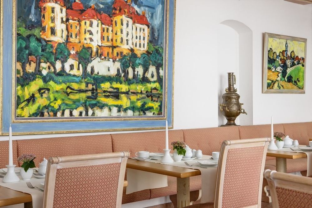 Hotel Garni Residenz Am Markt Майсен Ресторан фото